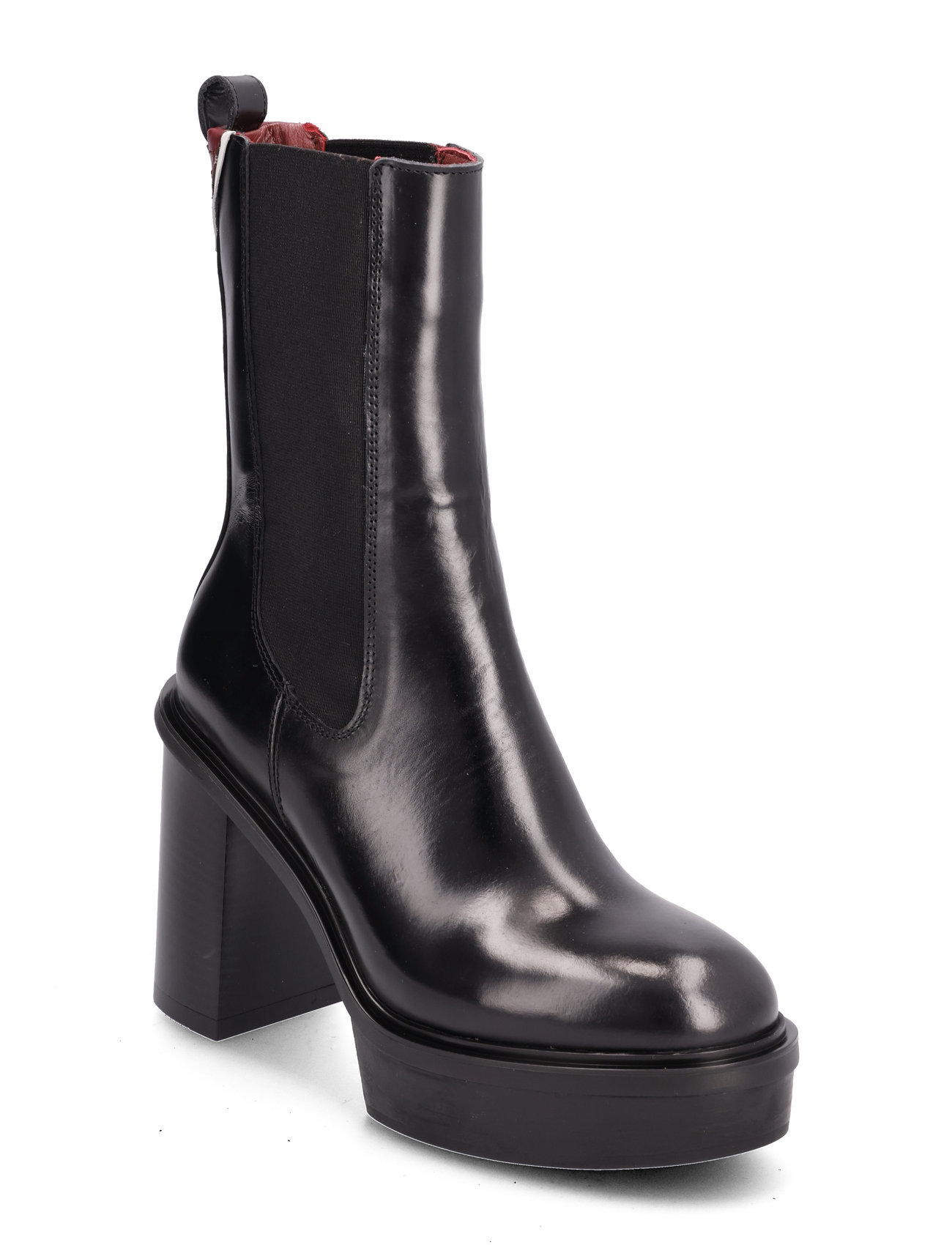 Elevated Plateau Chelsea Bootie Shoes Chelsea Boots Black Tommy Hilfiger