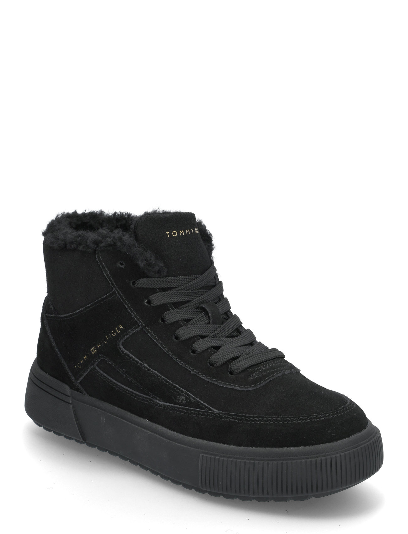 Suede Vulc Winter Sneaker Hi High-top Sneakers Black Tommy Hilfiger