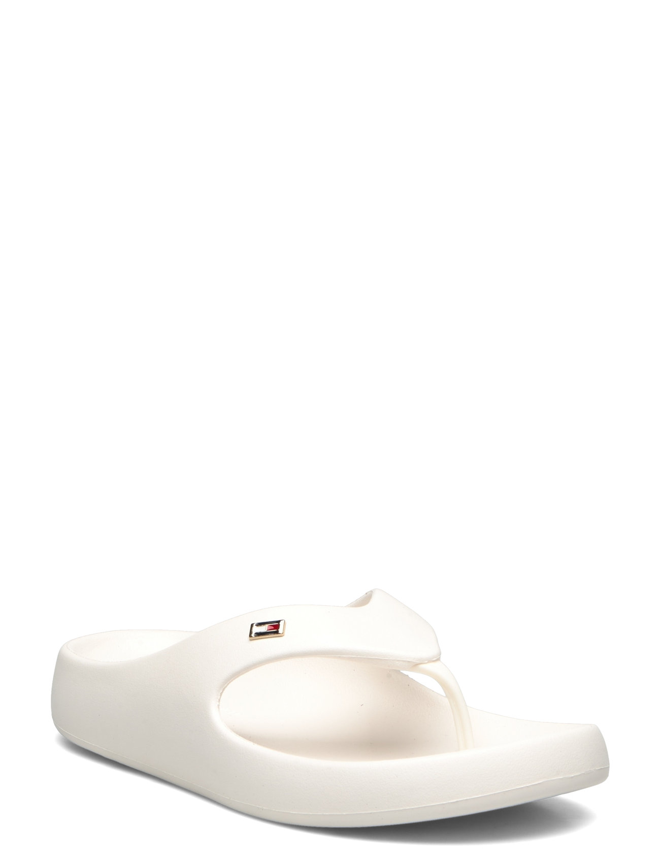 Th Comfort Beach Sandal Shoes Sandals Flat Sandals Cream Tommy Hilfiger