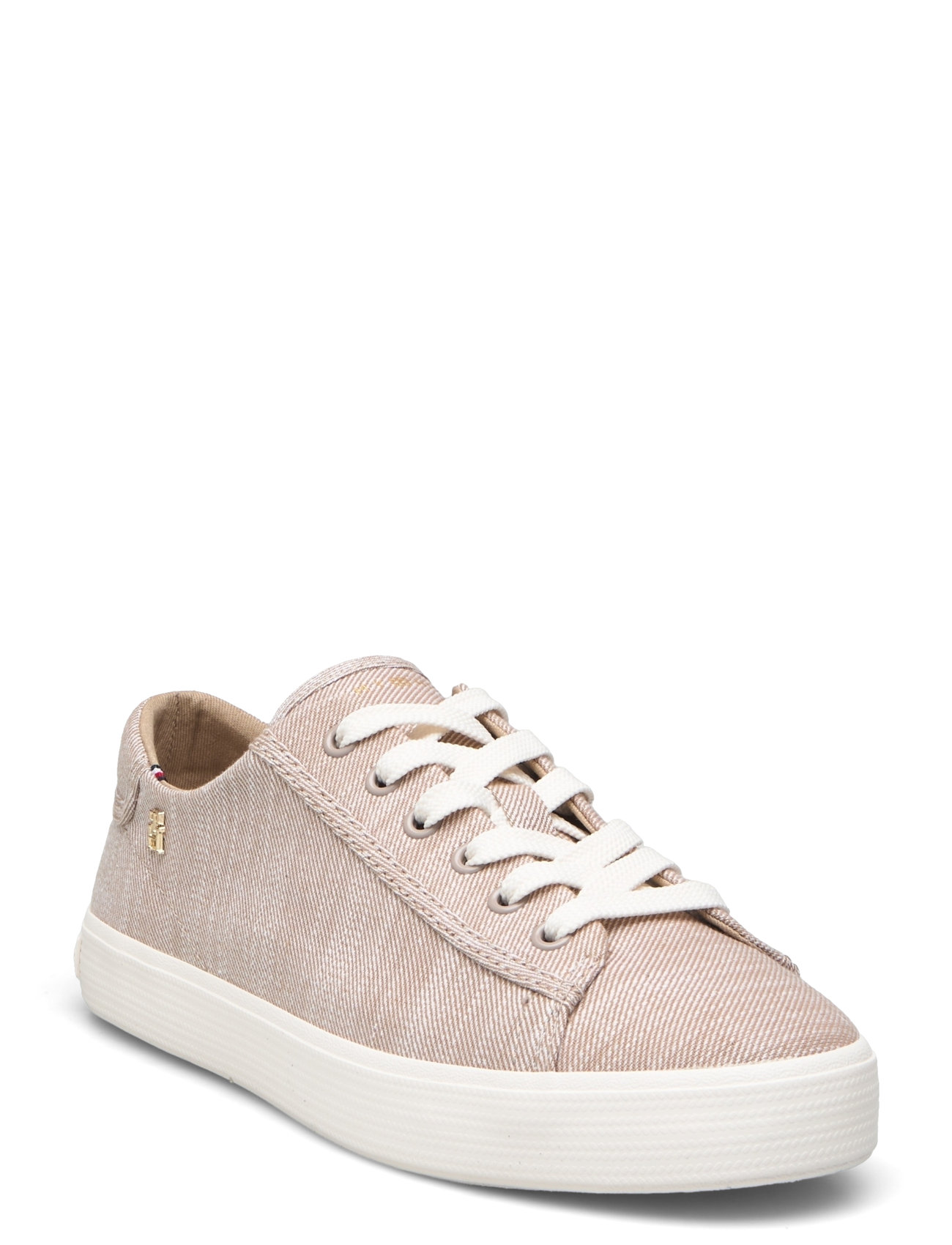 Vulc Sneaker Chambrey Lave Sneakers Beige Tommy Hilfiger