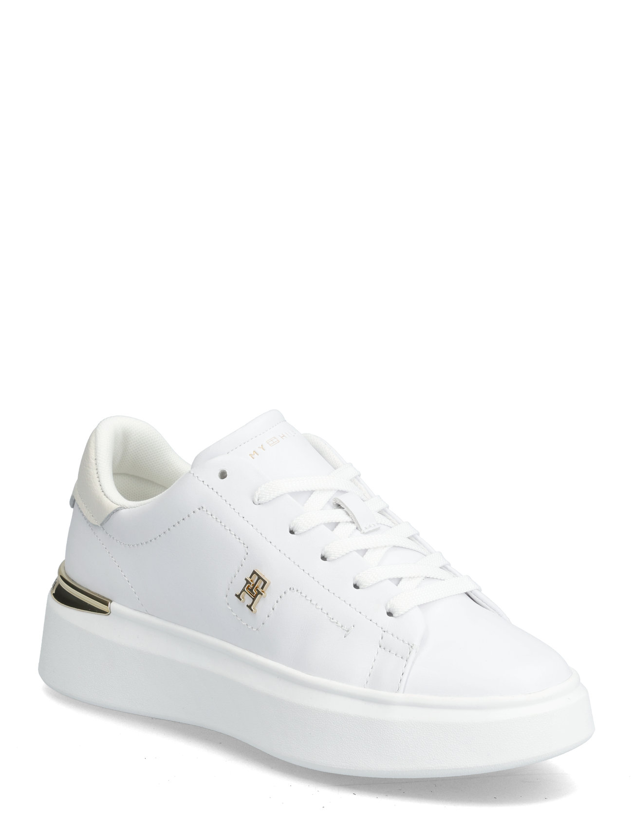 Th Fashion Court Sneaker Lave Sneakers White Tommy Hilfiger