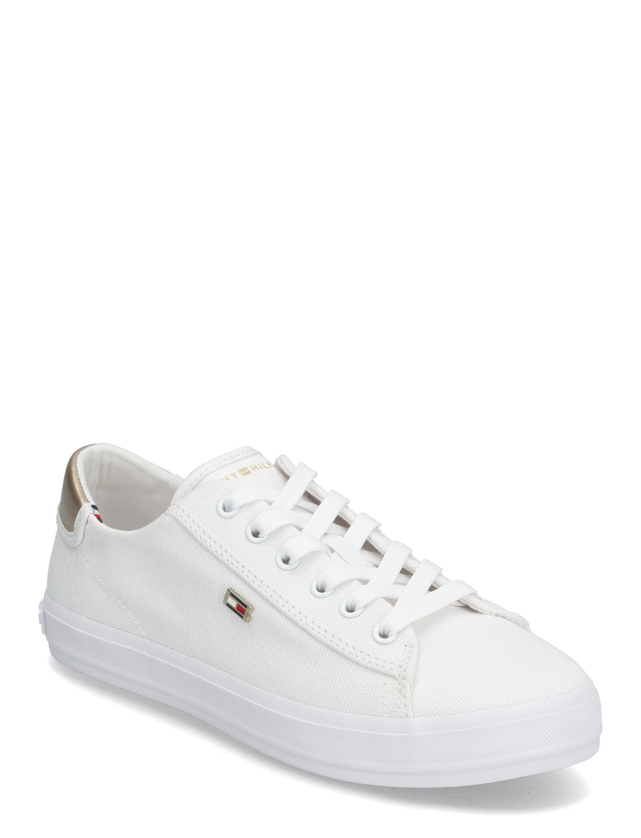 Tommy Hilfiger Vulc Canvas Lace Up Sneaker Vit