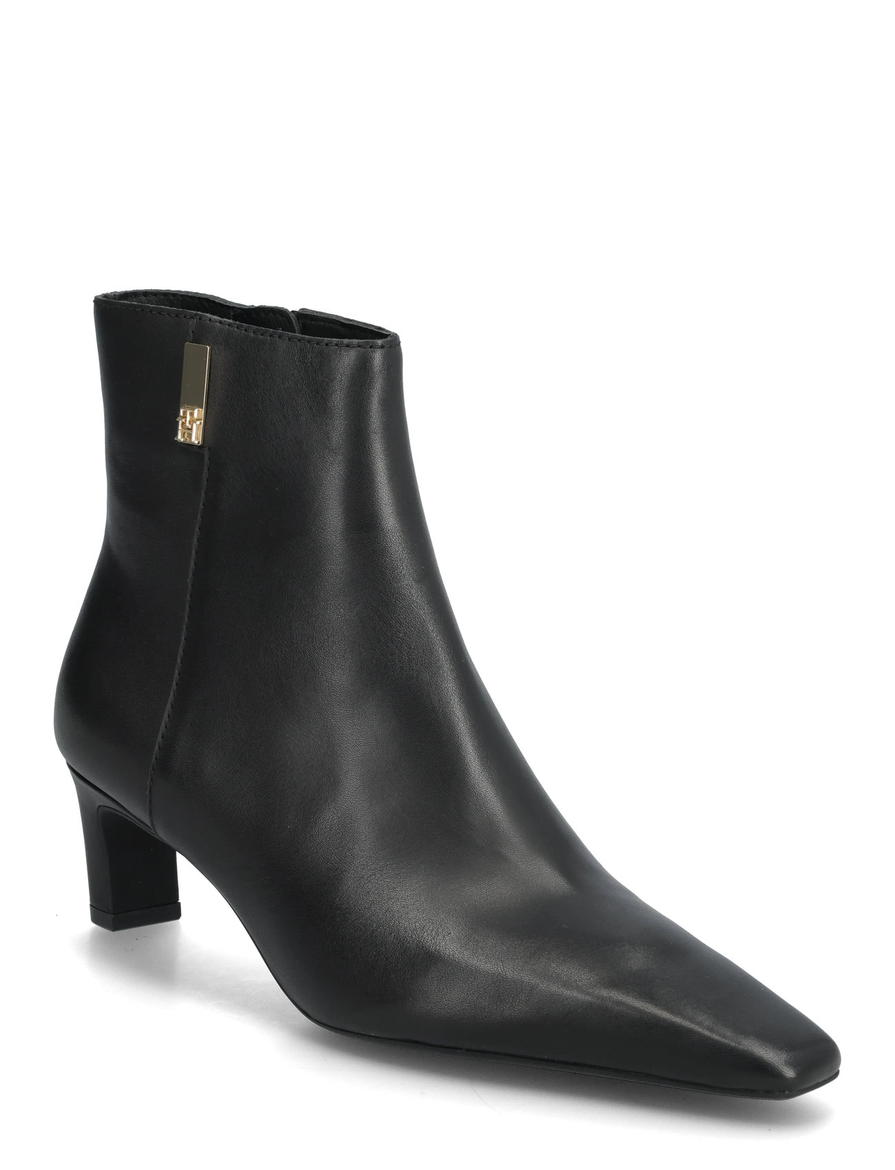 TOMMY HILFIGER Th Square Toe Kitten Bootie Schwarz - 37 - Damen