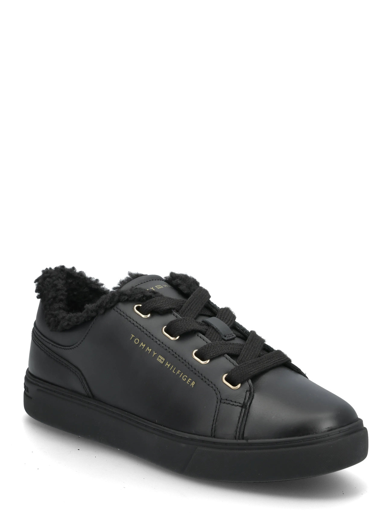 Tommy Hilfiger Casual Cupsole Sneaker Wl, 39, Black, Sneakers > Sneakers Med Lav Top, Dame