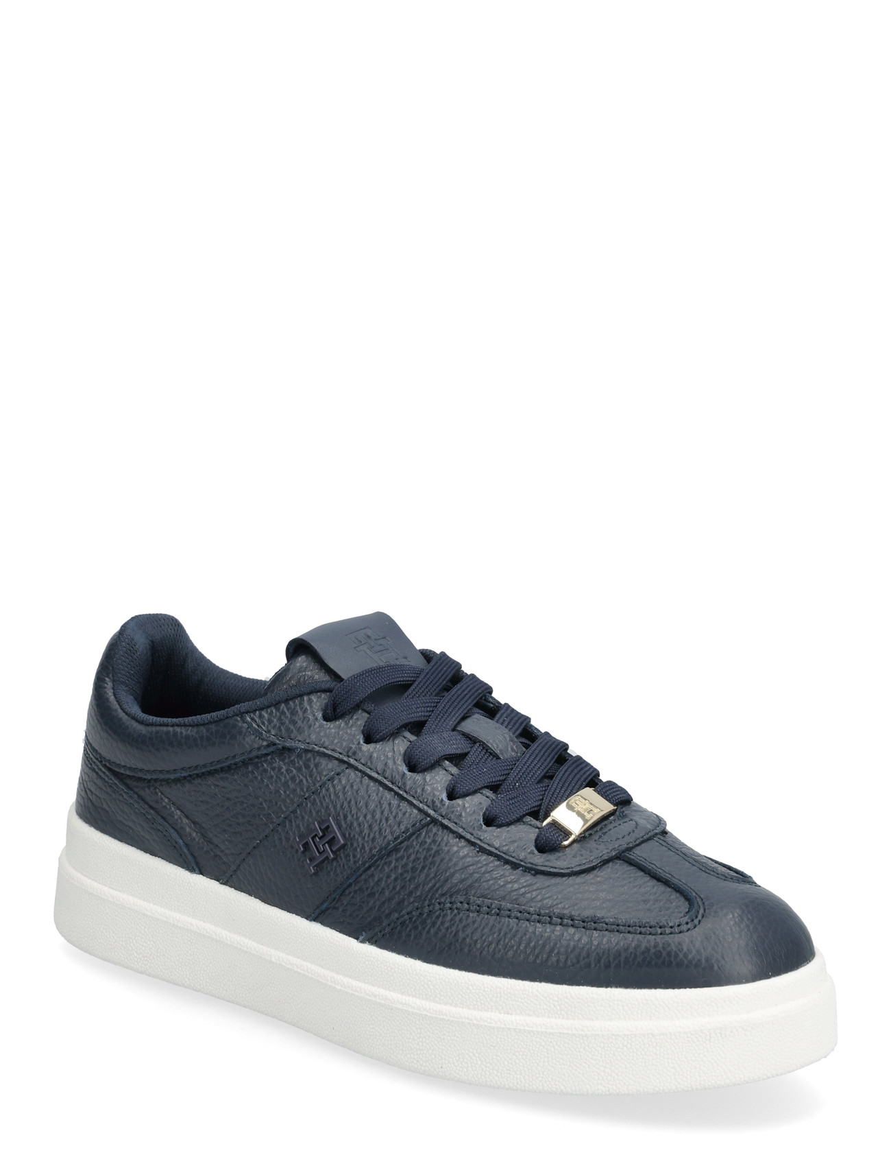 TOMMY HILFIGER Modern Court Sneaker Tumbled Ltr Navy - 37 - Damen