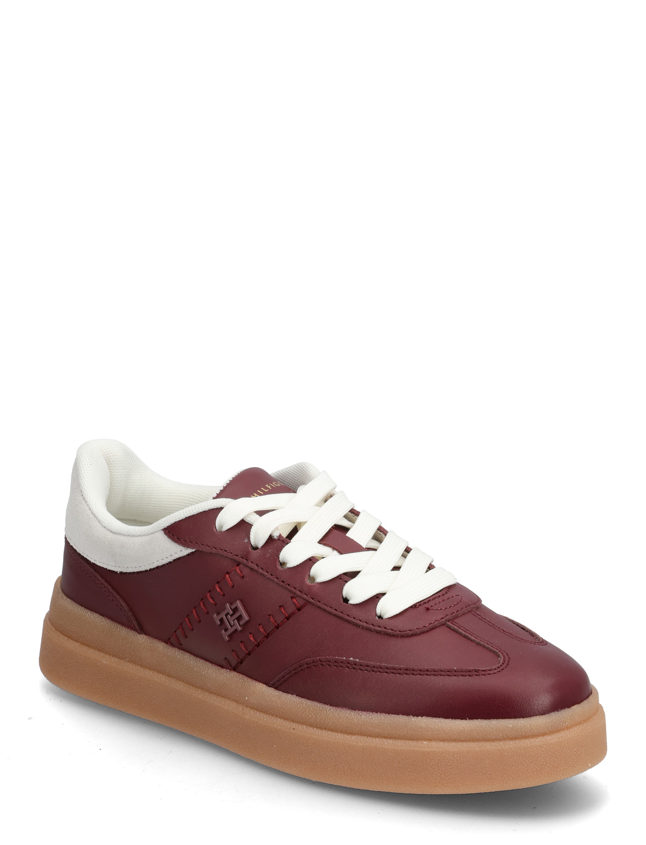 TOMMY HILFIGER Th Modern Court Ltr Sneaker Burgundy - 37 - Damen