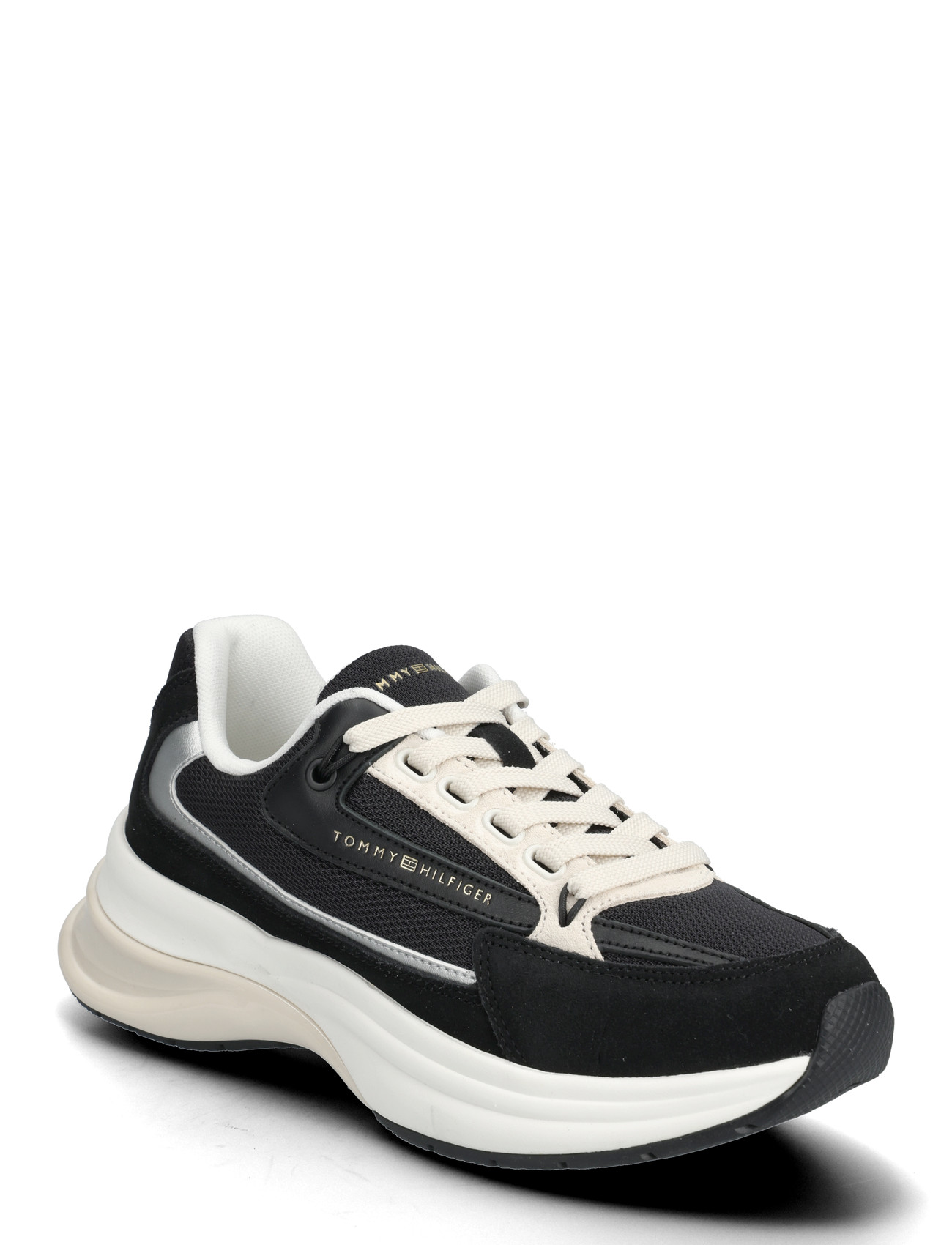 Tommy Hilfiger Th Sporty Chic Runner, 42, Black, Sneakers > Chunky Sneakers, Dame