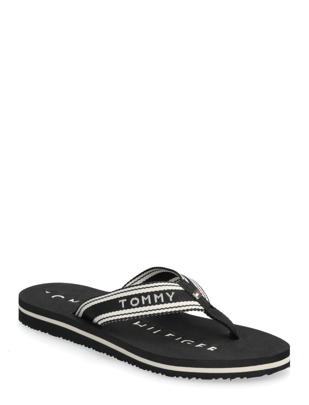 TOMMY HILFIGER Th Webbing Summer Sandale Schwarz - 39 - Damen