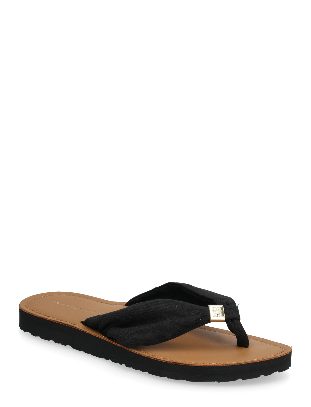 TOMMY HILFIGER Th Ltr Footbed Summer Sandale Schwarz - 36 - Damen