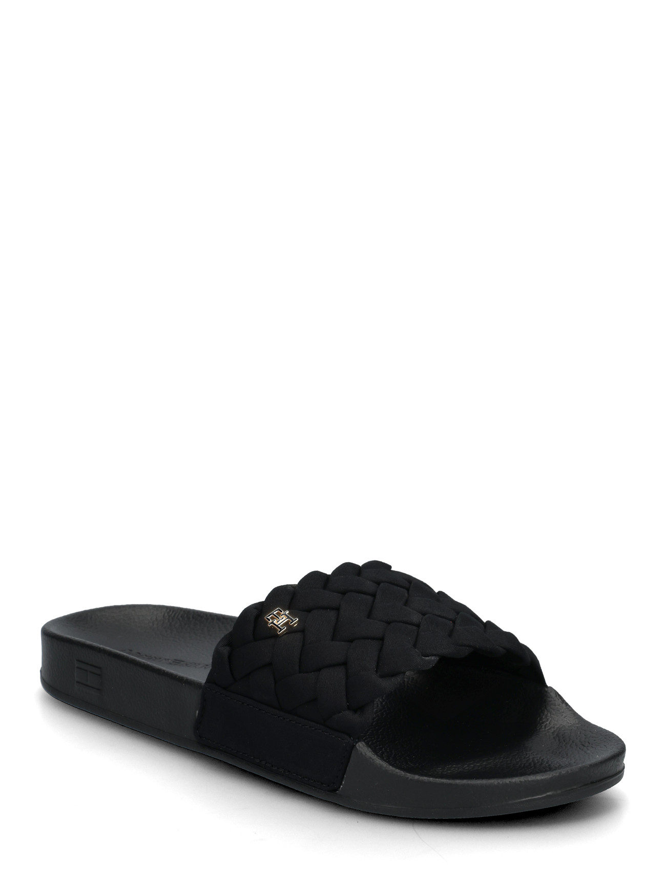 TOMMY HILFIGER Th Braided Pool Slide Schwarz - 38 - Damen