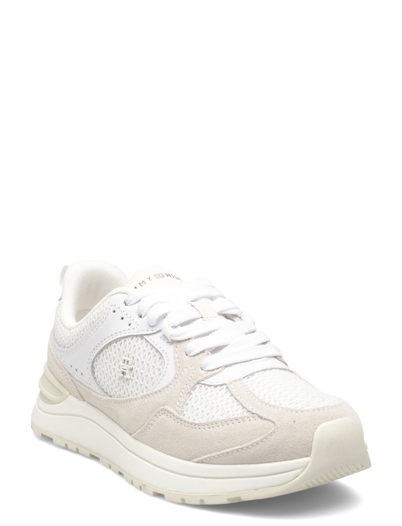 TOMMY HILFIGER Th Mix Material Runner Weiß - 39 - Damen