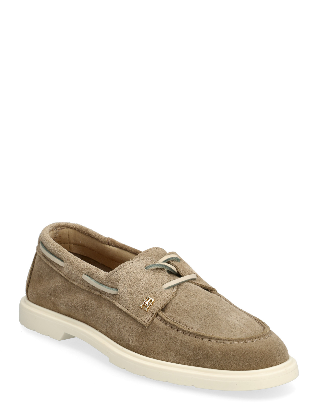 TOMMY HILFIGER Hell Wildleder Boot Schuh Beige - 41 - Damen