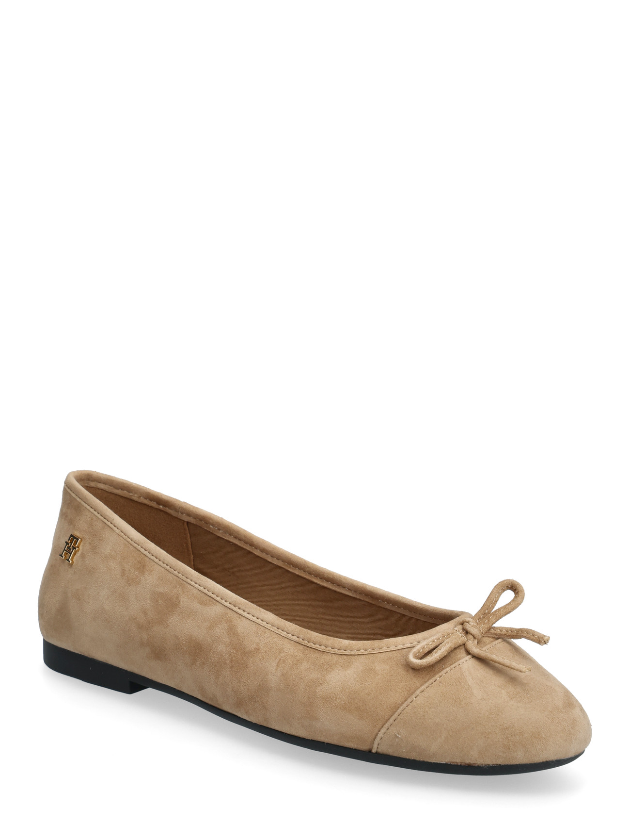 TOMMY HILFIGER Hilfiger Wildleder Ballerina Beige - 41 - Damen