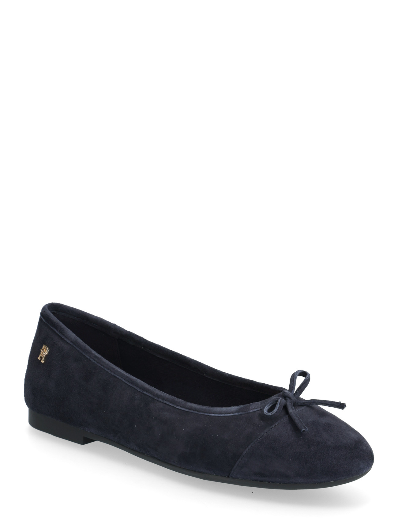 TOMMY HILFIGER Hilfiger Wildleder Ballerina Navy - 38 - Damen