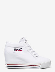 tommy jeans high top sneaker