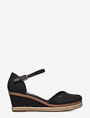 tommy hilfiger closed toe wedges