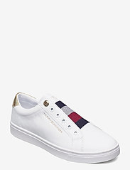 tommy hilfiger th elastic slip on sneaker