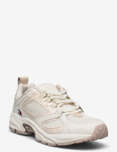 TOMMY JEANS ARCHIVE RUN Q WMN - lave sneakers - ivory