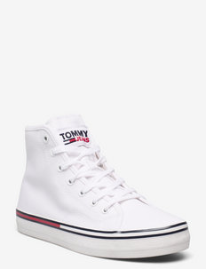 TOMMY JEANS ESSENTIAL MID WMN - sneaker - white