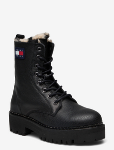 TOMMY JEANS URBAN WARMLINED BOOT - black
