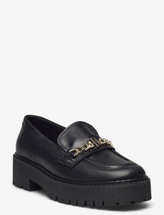 TH CHAIN CHUNKY LOAFER - loafers - black