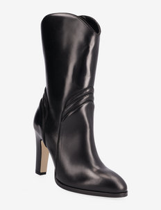 ELEVATED TH HIGH HEEL LONG BOOT - knee high boots - black
