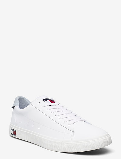 LEATHER LOW CUT VULC - low tops - white