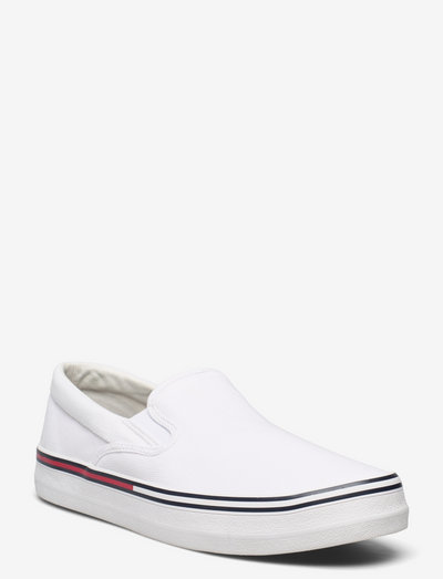 TOMMY JEANS ESSENTIAL SLIPON - shoes - white