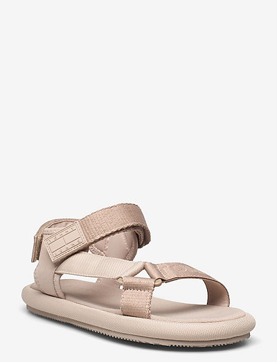 ESSENTIAL SPORTY SANDAL - flat sandals - soft beige