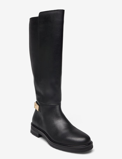 Leather long boots