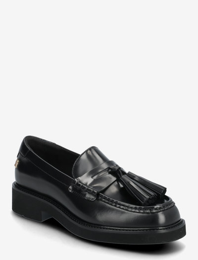 TASSEL SQUARISH TOE LTHR LOAFER