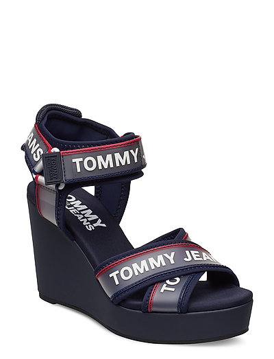 Pop Color Wedge Schuh Wedge Blau TOMMY HILFIGER