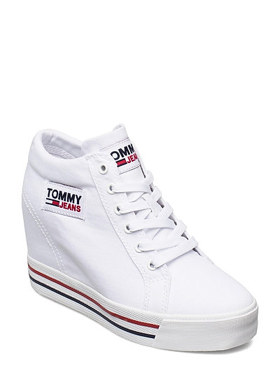 tommy jeans high top sneaker