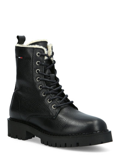 Tommy Hilfiger Tommy Jeans Warmlined Boot - Flat ankle boots | Boozt.com