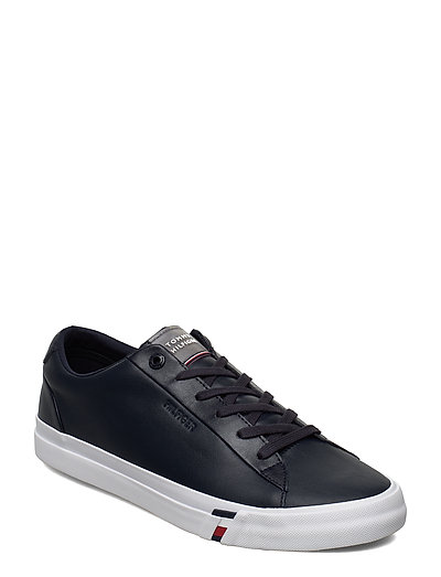 tommy hilfiger corporate leather sneaker