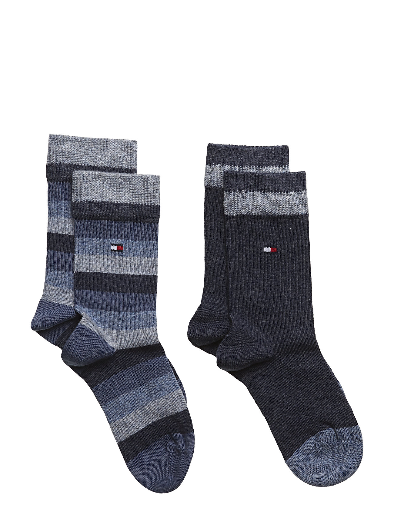 Th Kids Basic Stripe Sock 2p Night & Underwear Socks Sininen Tommy Hilfiger