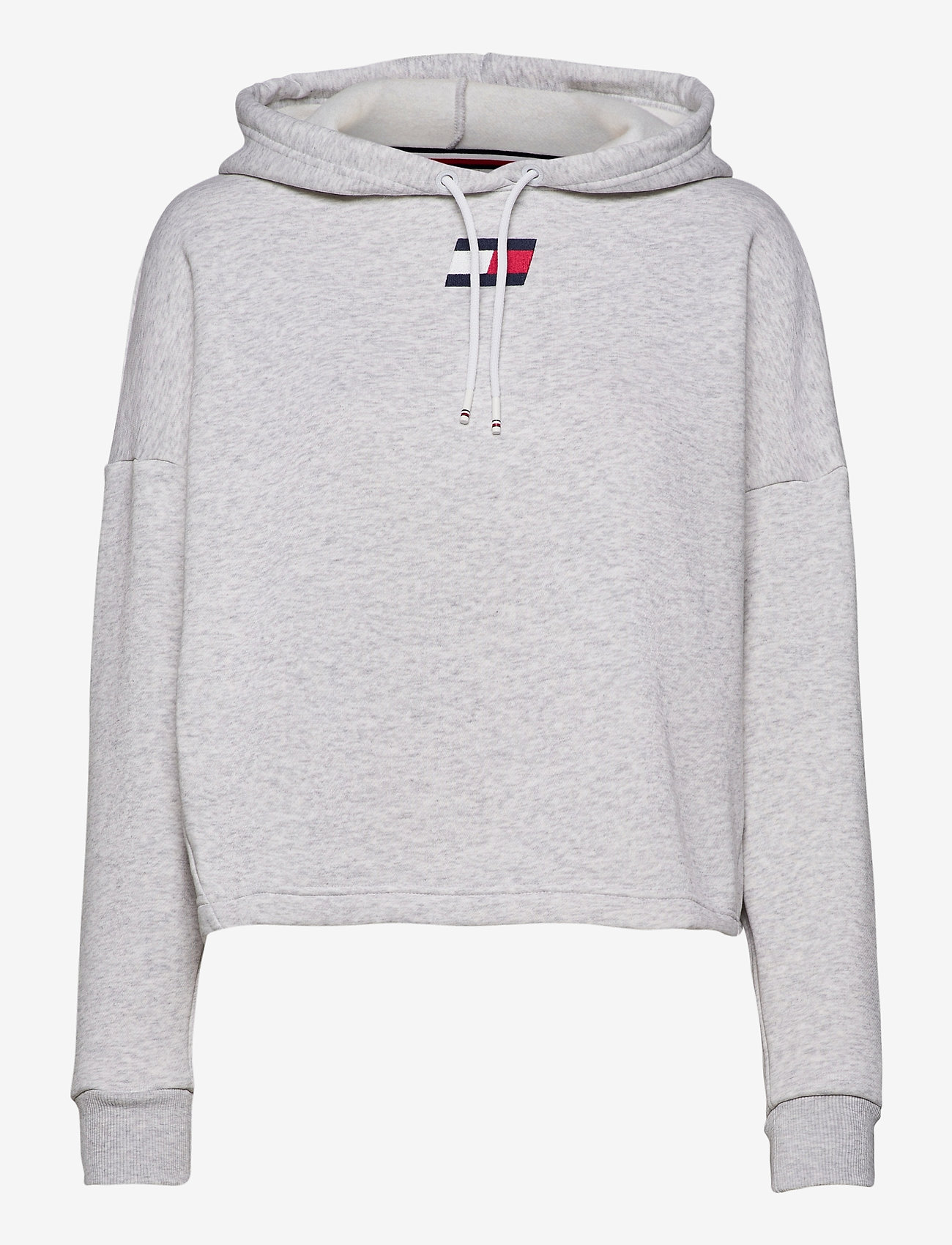 tommy flag cropped sweatshirt