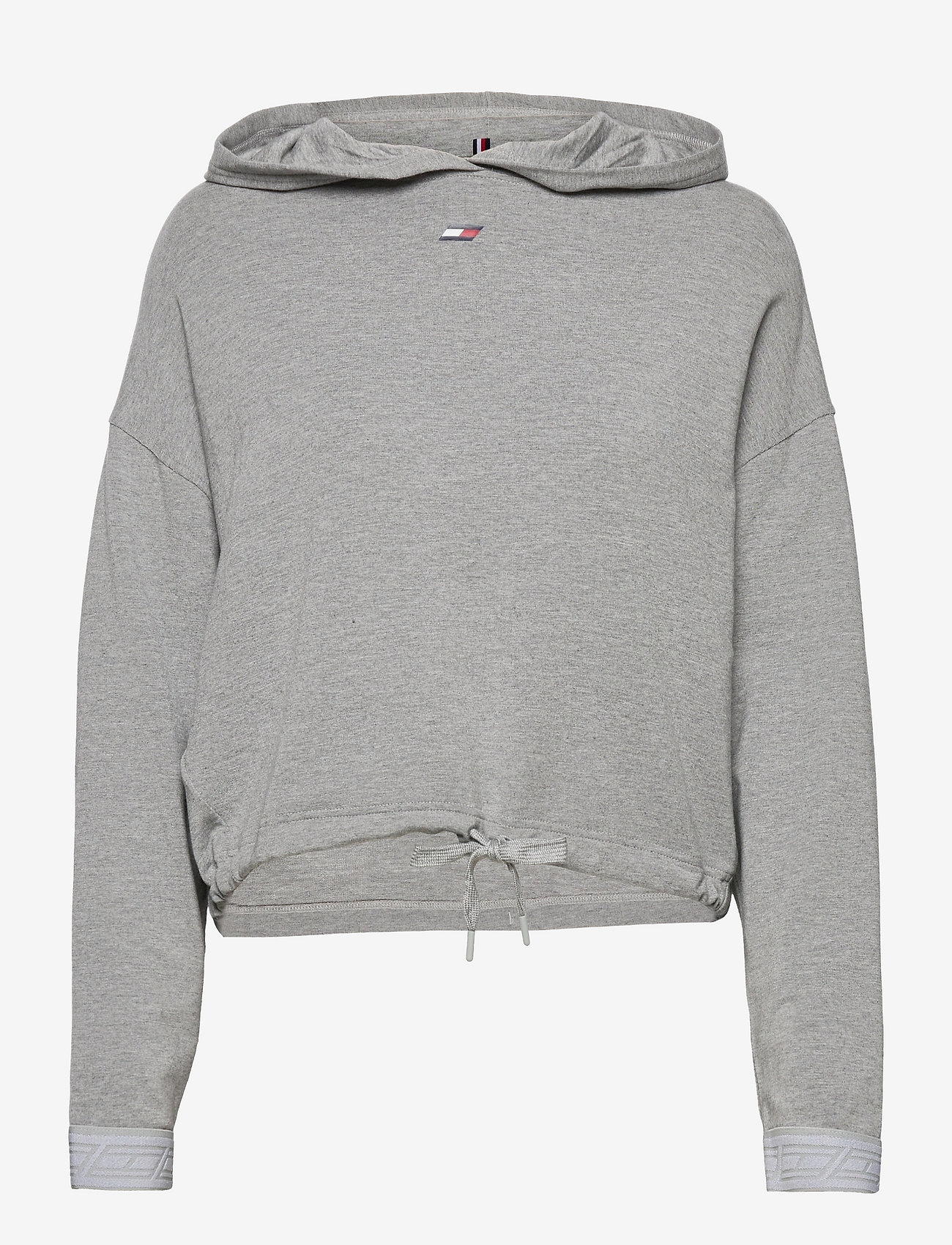 Tommy Sport - RELAXED SOFT MODAL HOODIE LS - sweatshirts & hættetrøjer - light grey heather - 0