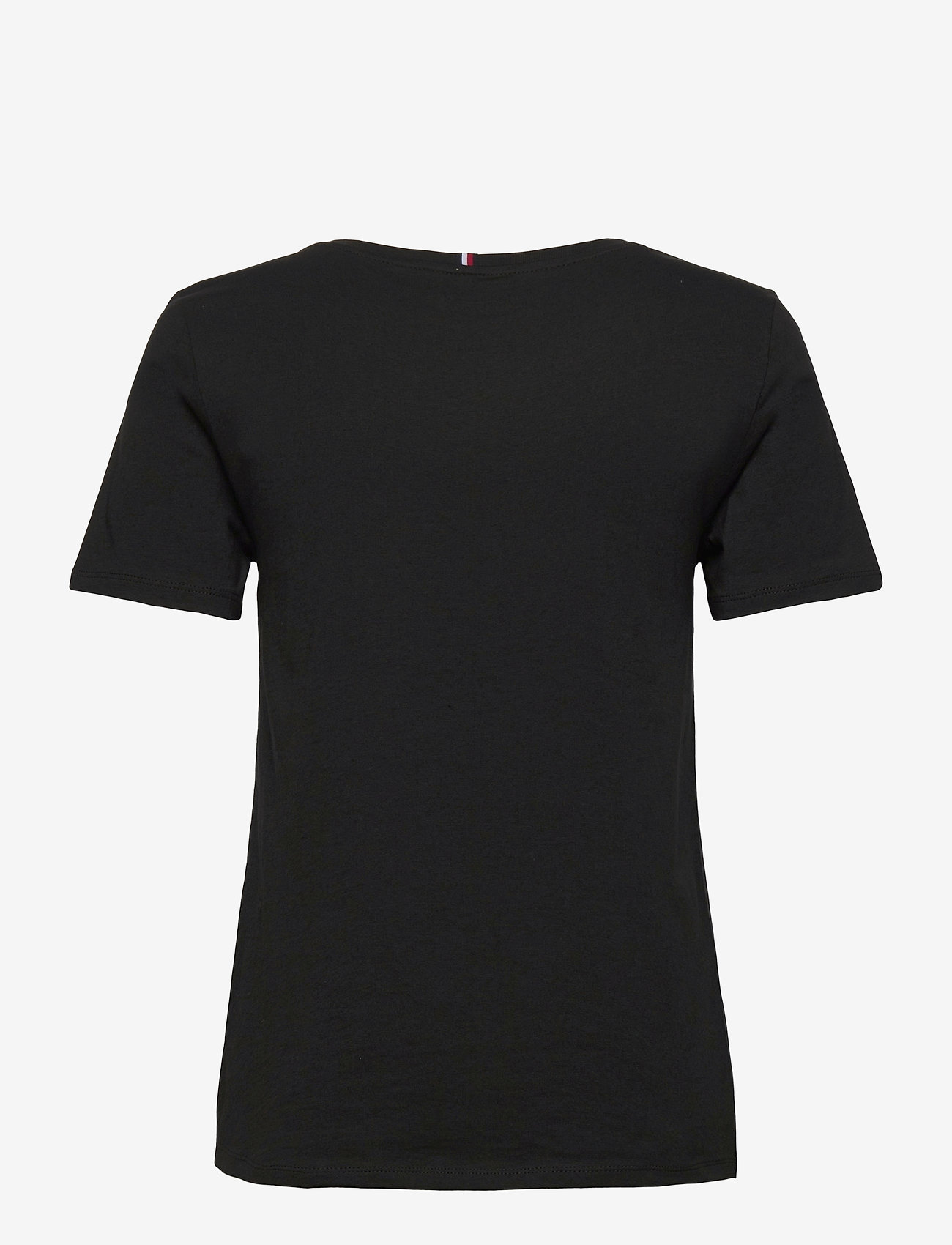 Tommy Sport - REGULAR C-NK GRAPHIC TEE SS - t-shirts - black - 1