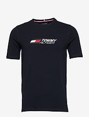 Tommy Sport - LOGO TEE - t-shirts - desert sky - 0