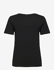 Tommy Sport - REGULAR C-NK GRAPHIC TEE SS - t-shirts - black - 1