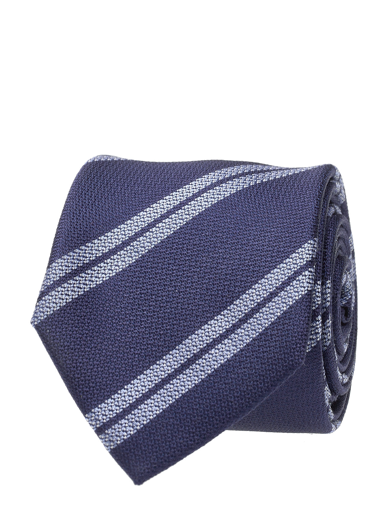 Silk Stripe 7cm Tie Slips Blå Tommy Hilfiger Tailored