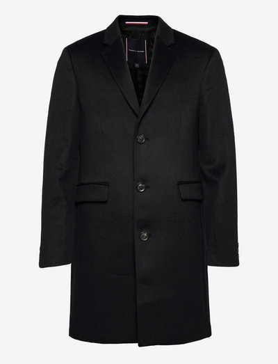 WOOL MIX COAT - winter coats - black