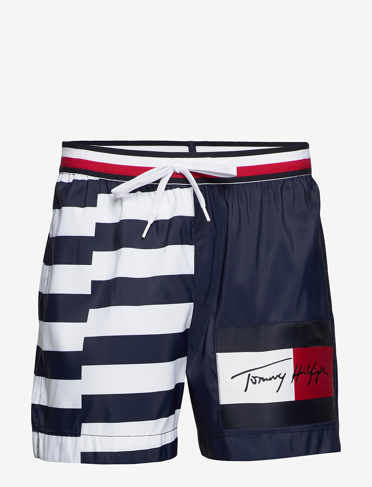 tommy hilfiger medium drawstring swim shorts