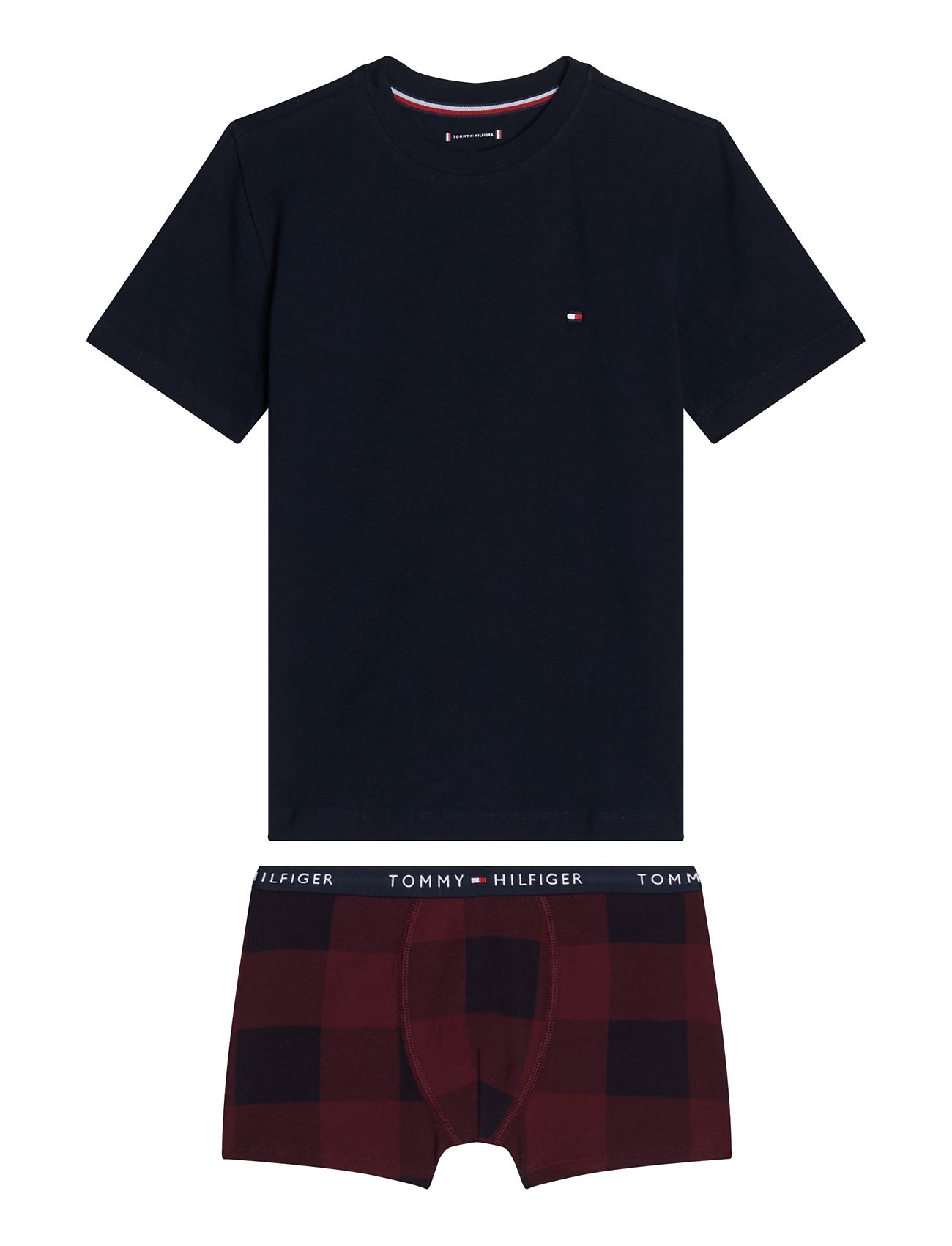 Tommy Hilfiger Ss Tee/Trunk Gift Set Boxed Marinblå