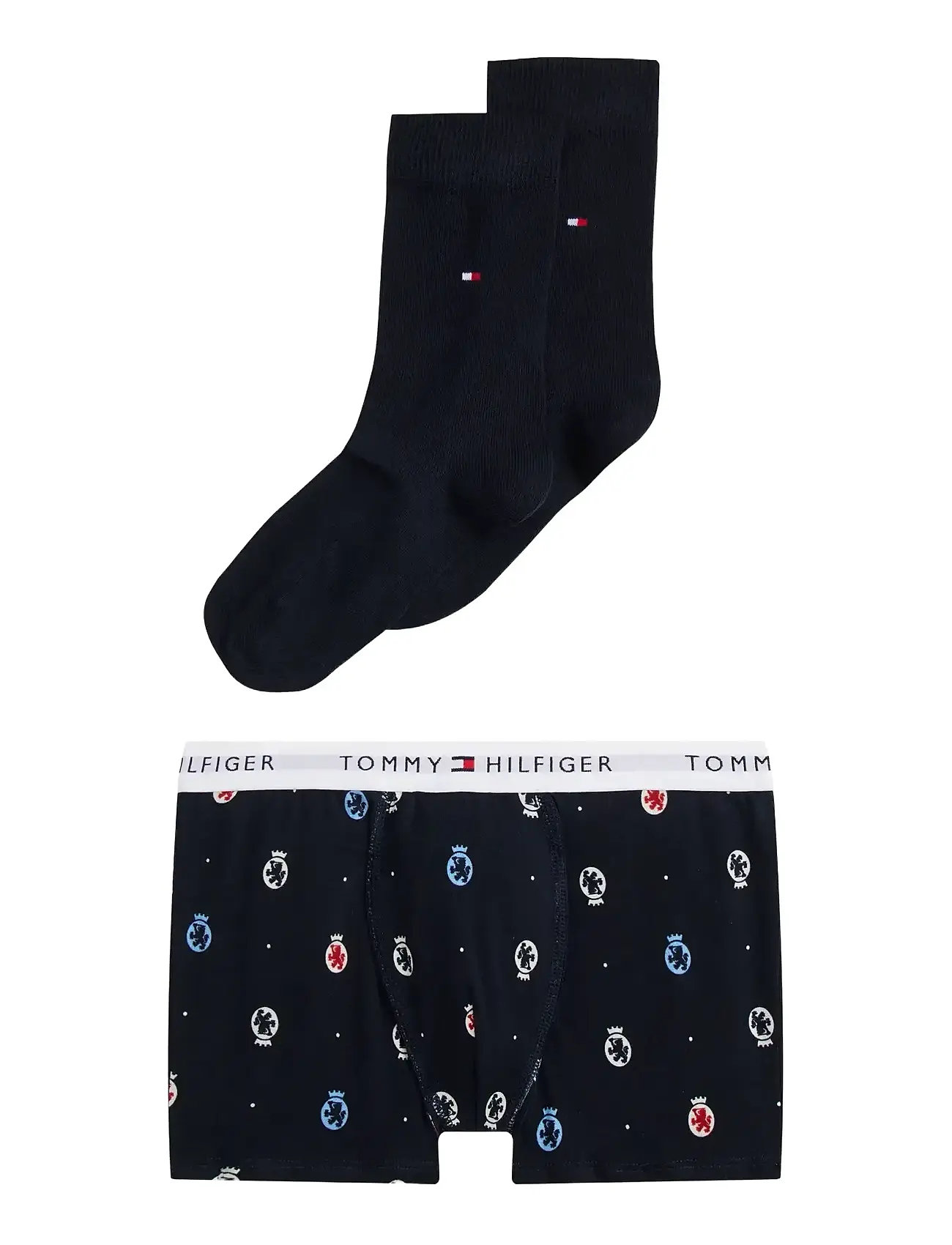 TOMMY HILFIGER Gift Set Trunk & Socken Boxed Navy - 128-140 - Kinder