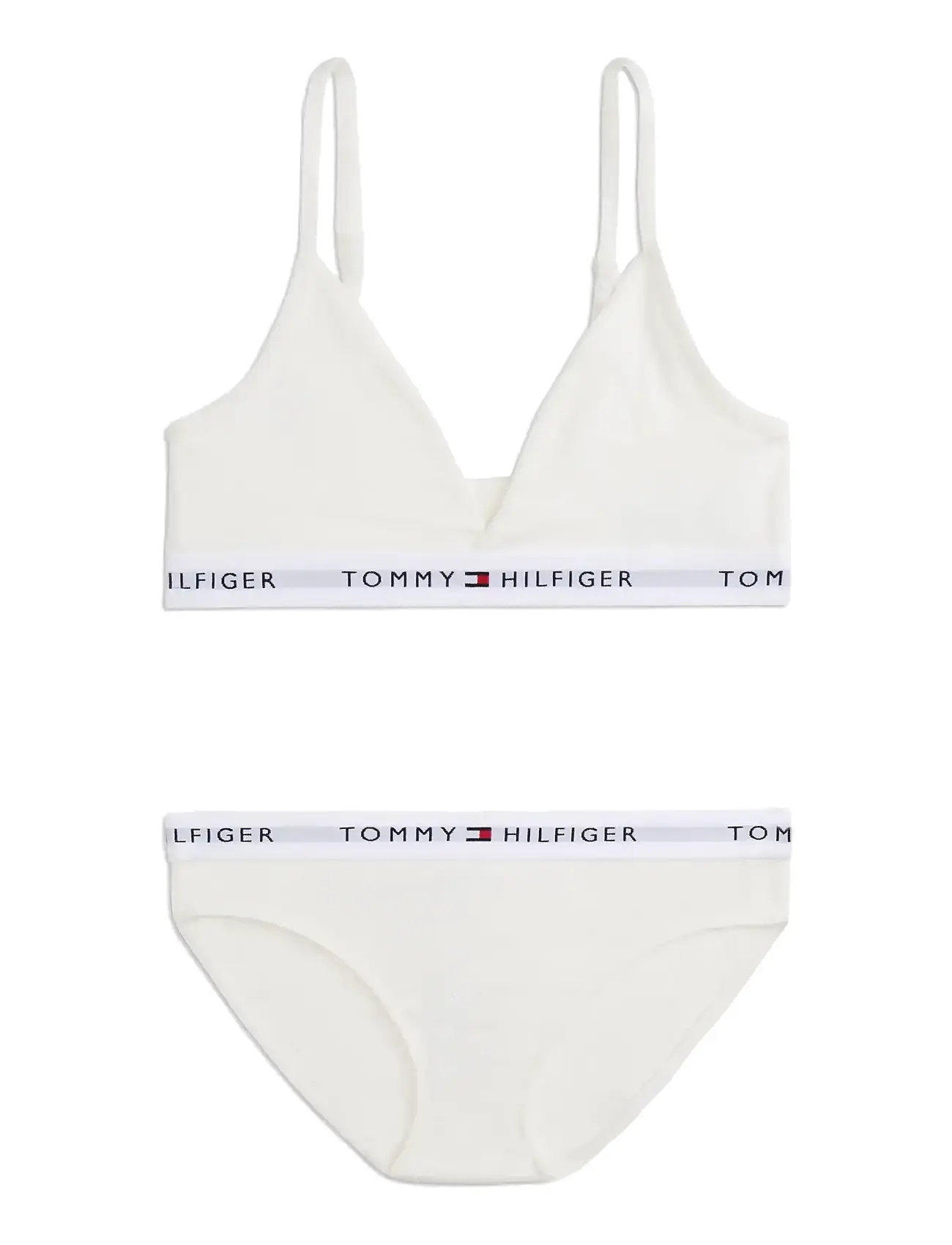 TOMMY HILFIGER Pointelle BH & Bikini Gift Set Weiß - 152-164 - Kinder