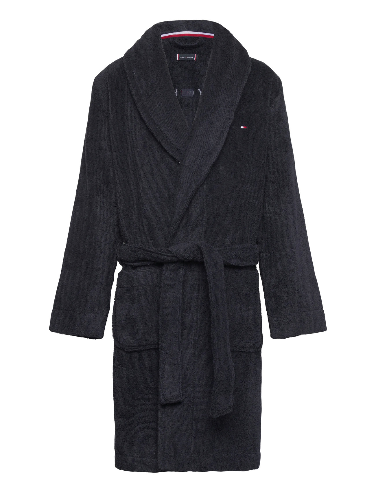 TOMMY HILFIGER Towelling Bathrobe Navy - S - Kinder