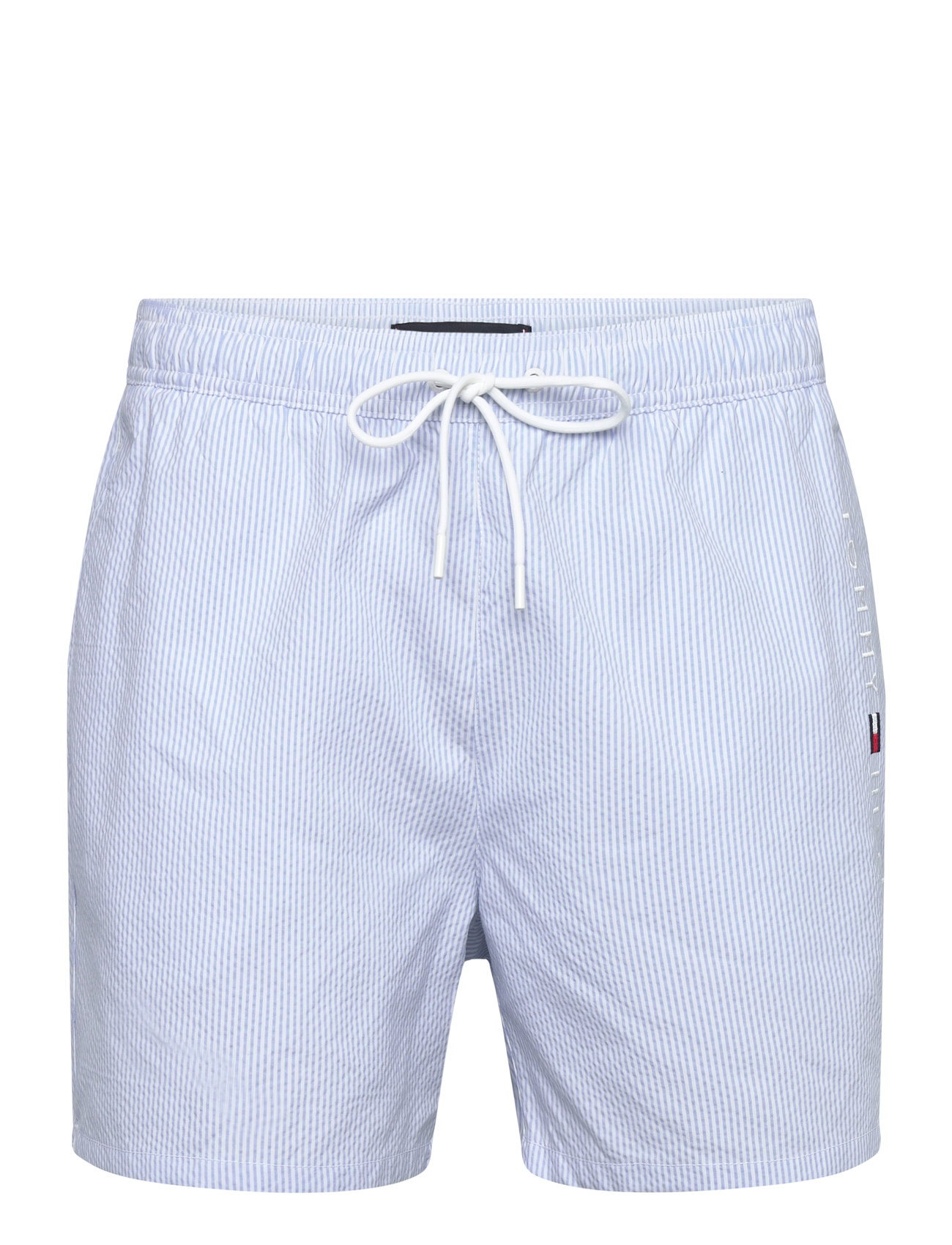 Medium Drawstring Ithaca Stripe Badeshorts Blue Tommy Hilfiger