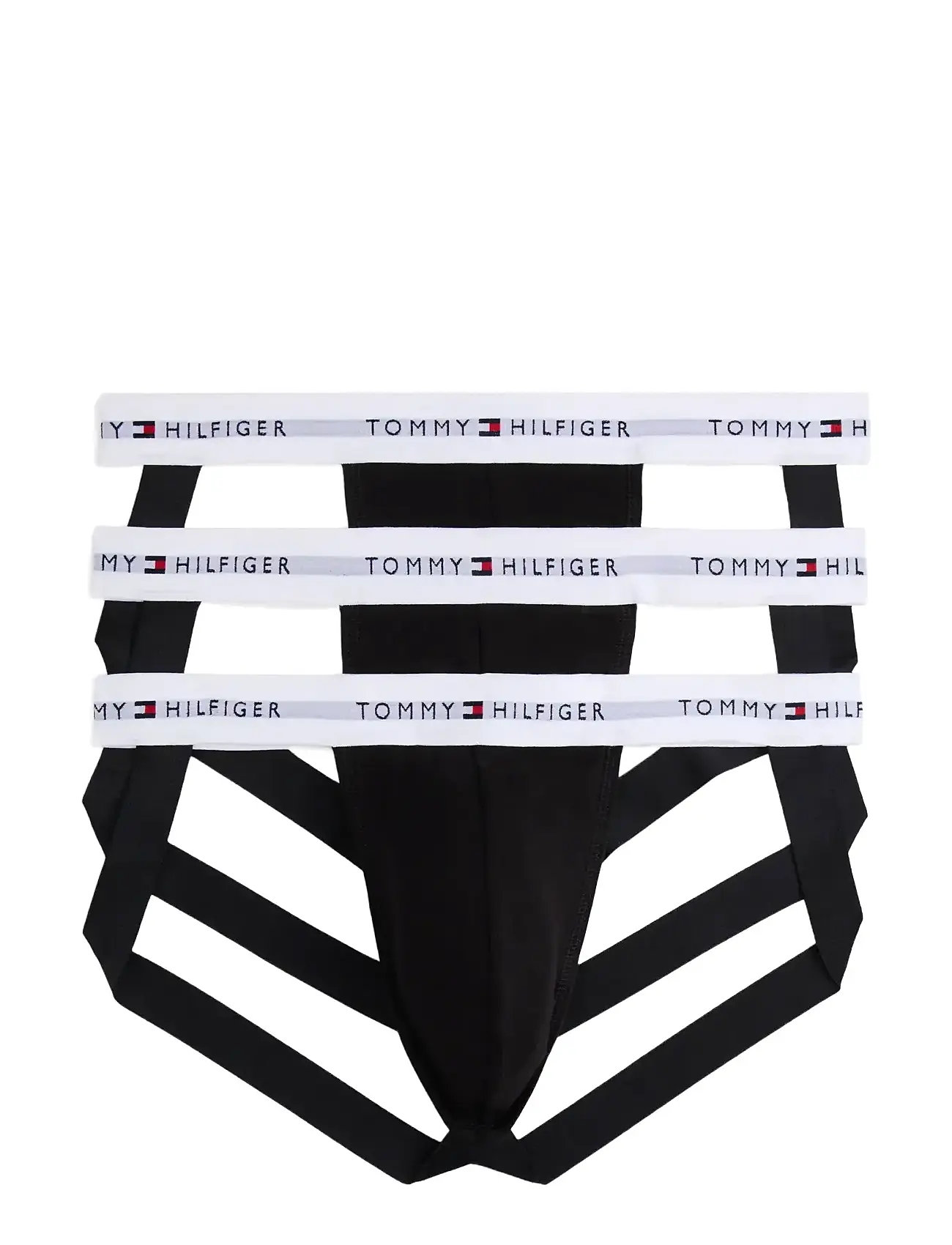 TOMMY HILFIGER 3P Jockstrap Wb Schwarz - XL - Herren